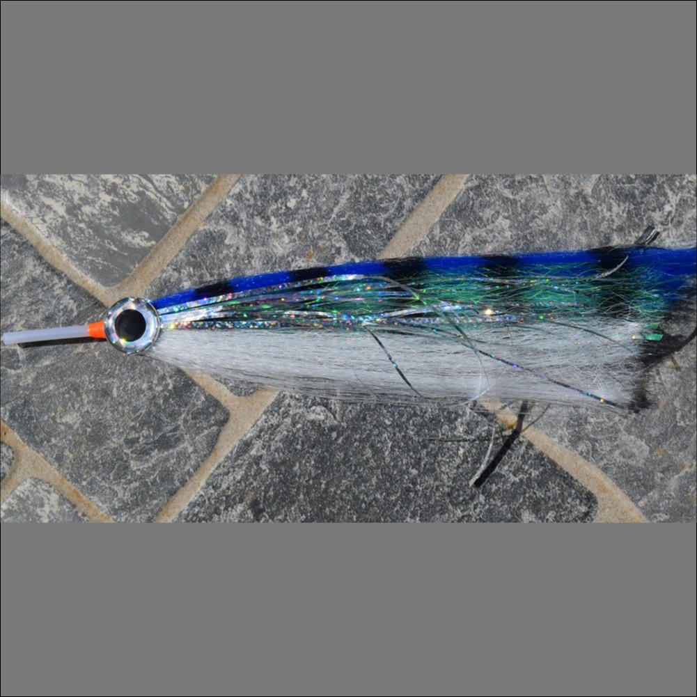 Cabo Cavala Tube Fly mackerel imitation for custom marlin rigging